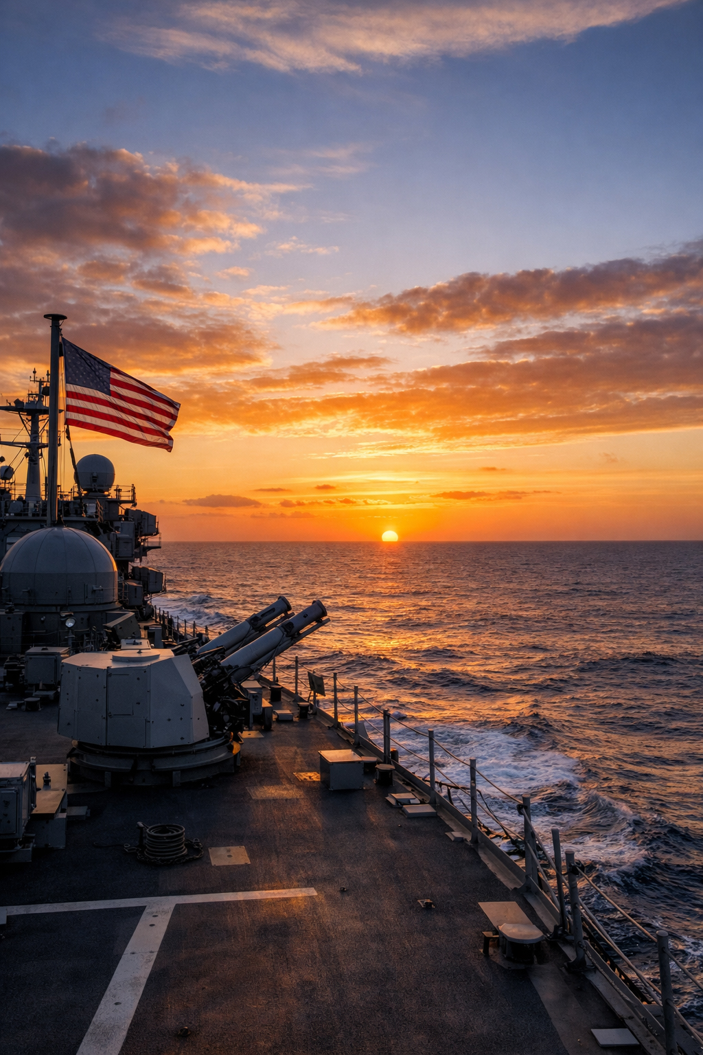 Sunset at Sea