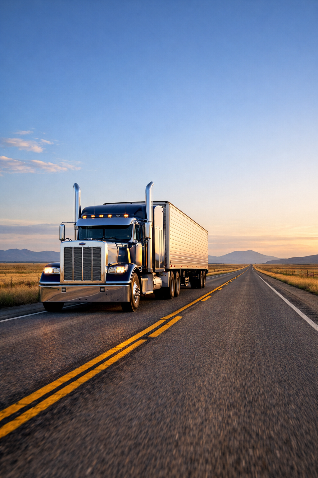Truck on Road